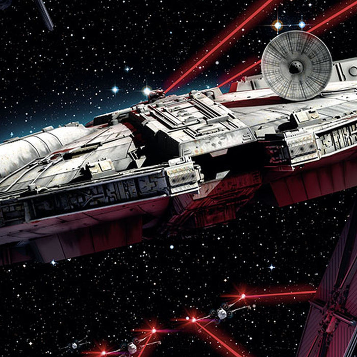 Komar | Fototapete | Star Wars Millennium Falcon | Größe 368 x 254 cm —